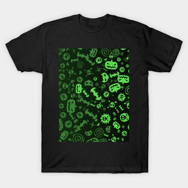 Halloween Pattern Art Design T-Shirt by TheSorcerersStore